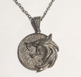 Медальйон 3D Відьмак (The Witcher) метал новий кулон Геральта з серіалу №2