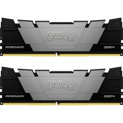 Модуль памяти для компьютера DDR4 16GB (2x8GB) 4266 MHz RenegadeBlack Kingston Fury (ex.HyperX) (KF442C19RB2K2/16)