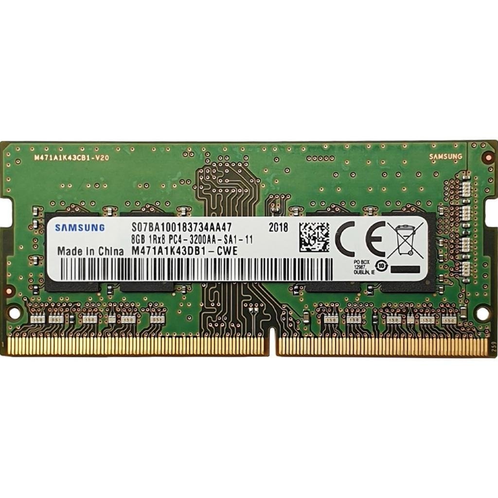 Модуль памяти для ноутбука SoDIMM DDR4 8GB 3200 MHz Samsung (M471A1K43DB1-CWE)
