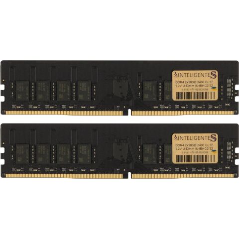 Модуль памяти для компьютера DDR4 32GB (2x16GB) 2400 MHz INTELIGENTES (IU4BHC2/32) - Модули памяти для компьютера  - Модули памяти для компьютера 