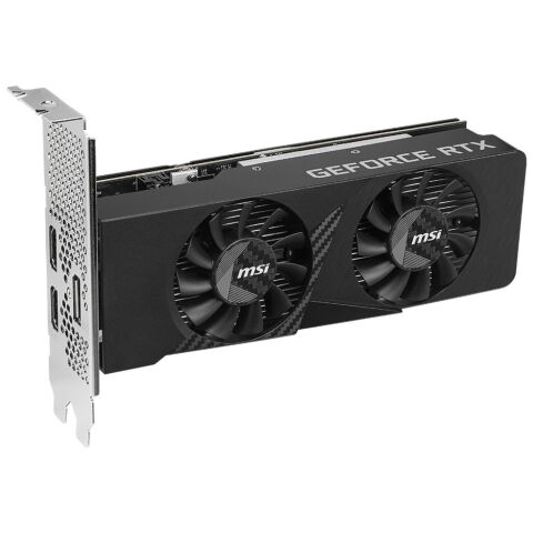 Видеокарта MSI GeForce RTX3050 6Gb LP E OC (RTX 3050 LP E 6G OC) - Видеокарты  - Видеокарты 