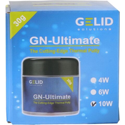 Термопаста Gelid Solutions GN-Ultimate 10W Thermal Putty 30g (TN-GN10-01) - Термопасты  - Термопасты 