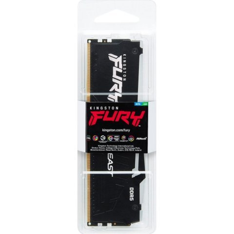 Модуль памяти для компьютера DDR5 32GB 5600 MHz Beast RGB Black Kingston Fury (ex.HyperX) (KF556C36BBE2A-32) - Нулевой остаток (Feed)  - Нулевой остаток (Feed) 