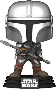 Фігурка Funko Star Wars: Mandalorian with Beskar Staff Фанко Мандалорець Бескар (Funko Exclusive) 479