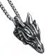 Медальон Dragon Head Stainless Steel Necklace (нержавеющая сталь) -   -  