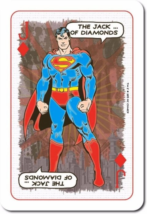 Гральні карти DC Superheroes Retro Playing Cards Game Waddingtons Number 1 -   -  