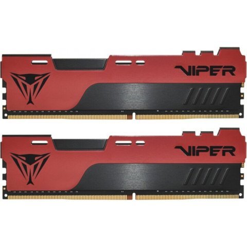 Модуль памяти для компьютера DDR4 32GB (2x16GB) 3200 MHz Viper Elite II Red Patriot (PVE2432G320C8K) - Нулевой остаток (Feed)  - Нулевой остаток (Feed)