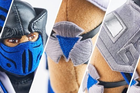 Мягкая игрушка фигурка WP Merchandise Mortal Kombat Sub-Zero Сабзиро плюш 34 см -   -