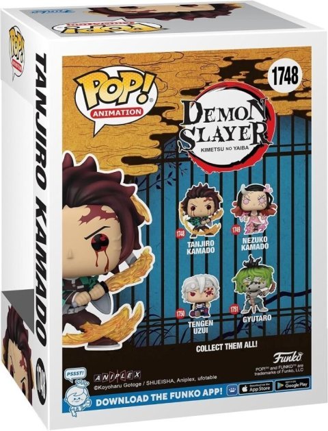 Фигурка Funko Demon Slayer Tanjiro Kamado Фанко Тандзиро Камадо Клинок, рассекающий демонов 1748 -   -  
