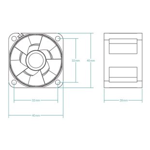 Кулер для корпуса Arctic S4028-15K (ACFAN00264A)