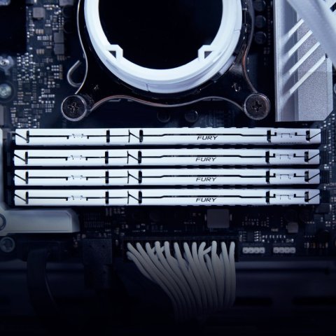 Модуль памяти для компьютера DDR5 32GB 5200 MHz Beast EXPO White Kingston Fury (ex.HyperX) (KF552C36BWE-32) - Нулевой остаток (Feed)  - Нулевой остаток (Feed)