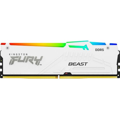 Модуль памяти для компьютера DDR5 32GB 6400 MHz Beast White RGB EXPO Kingston Fury (ex.HyperX) (KF564C32BWEA-32) - Нулевой остаток (Feed)  - Нулевой остаток (Feed) 