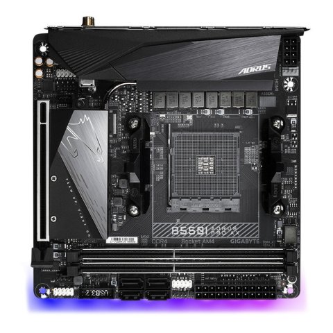 Материнская плата GIGABYTE B550I AORUS PRO AX - Нулевой остаток (Feed)  - Нулевой остаток (Feed)