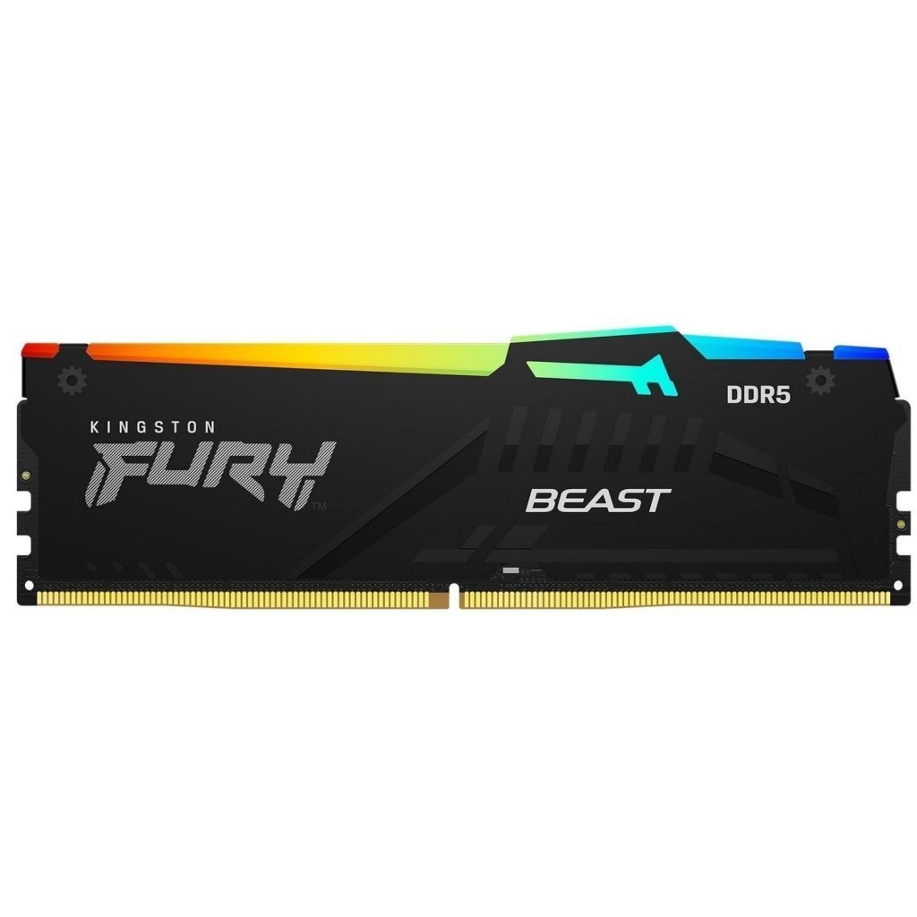Модуль памяти для компьютера DDR5 32GB 5200 MHz Beast RGB EXPO Black Kingston Fury (ex.HyperX) (KF552C40BB2A-32)