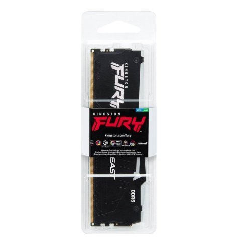 Модуль памяти для компьютера DDR5 32GB 5200 MHz Beast RGB EXPO Black Kingston Fury (ex.HyperX) (KF552C40BB2A-32) - Нулевой остаток (Feed)  - Нулевой остаток (Feed) 