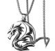 Медальйон Flying Dragon Stainless Steel Necklace -   -  