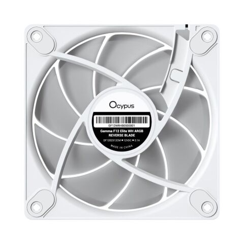 Кулер для корпуса OCYPUS GAMMA F12 ELITE WH A (GAMMA-F12-WH3AM01E-GL) - Вентиляторы к корпусам  - Вентиляторы к корпусам 