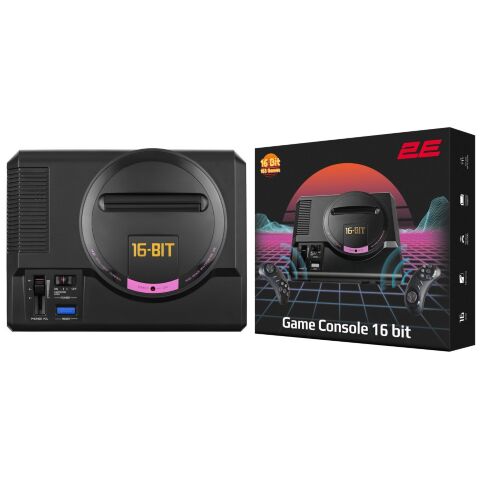 Игровая консоль 2E 16bit HDMI (2 бездротових геймпада, 188 ігор) (2E16BHDWS188) - Нулевой остаток (Feed) - Нулевой остаток (Feed)
