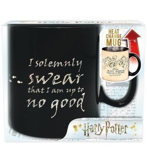 Чашка хамелеон Harry Potter Marauders Map Mug Гарри Поттер Карта Мародеров Кружка 460 мл