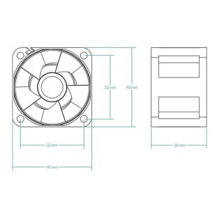 Кулер для корпуса Arctic S4028-6K (ACFAN00185A)