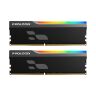 Модуль памяти для компьютера DDR5 32GB (2x16GB) 6000 MHz Onyx Black RGB Prologix (PRO32GB6000YBR5K)