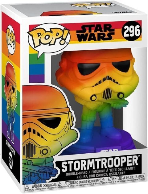 Фигурка Funko Star Wars: Pride Stormtrooper Rainbow Фанко Звёздные войны Штурмовик 296 -   -