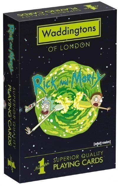 Гральні карти Рік та Морті Rick and Morty Playing Cards Game Waddingtons Number 1 -   -  
