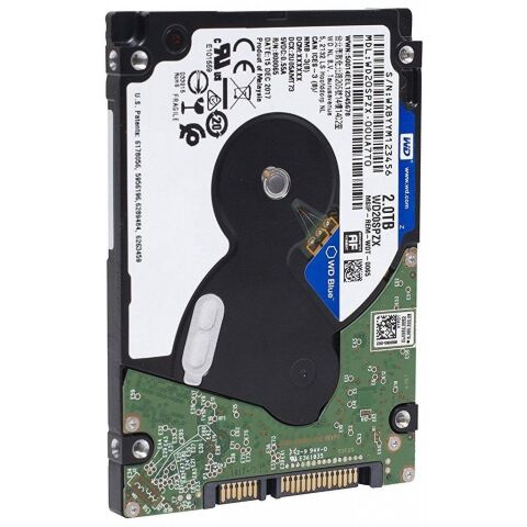 Жесткий диск для ноутбука 2.5" 2TB WD (WD20SPZX) - Внутренние HDD  - Внутренние HDD 