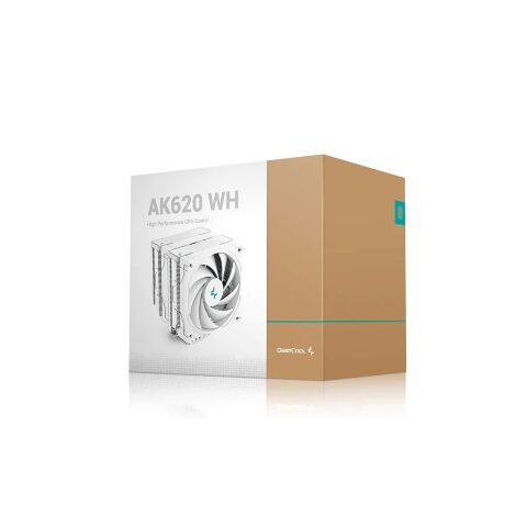 Кулер для процессора Deepcool AK620 WH (R-AK620-WHNNMT-G-1) - Нулевой остаток (Feed)  - Нулевой остаток (Feed) 