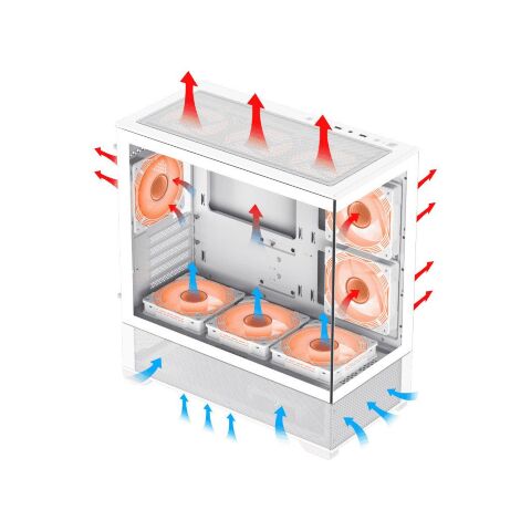 Корпус для ПК Gamemax Vista MW - Корпуса  - Корпуса 
