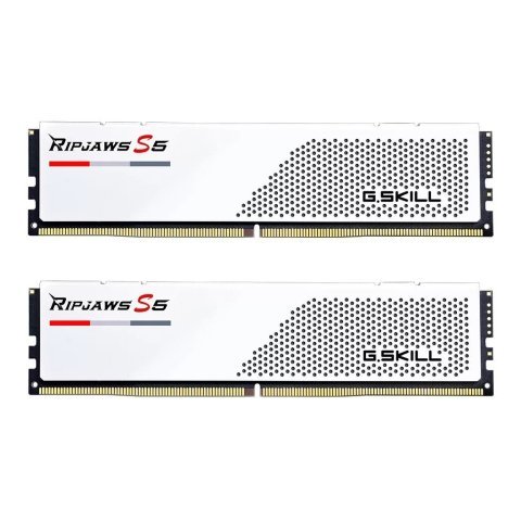 Модуль памяти для компьютера DDR5 32GB (2x16GB) 5600 MHz Ripjaws S5 White G.Skill (F5-5600J4040C16GX2-RS5W) - Нулевой остаток (Feed)  - Нулевой остаток (Feed) 