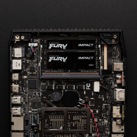 Модуль памяти для ноутбука SoDIMM DDR4 16GB 3200 MHz Impact Kingston Fury (ex.HyperX) (KF432S20IB/16) - Модули памяти к ноутбукам  - Модули памяти к ноутбукам 