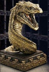 Фигурка подставка для книг Noble Collection Harry Potter Basilisk Bookends Гарри Поттер Василиск