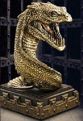 Фигурка подставка для книг Noble Collection Harry Potter Basilisk Bookends Гарри Поттер Василиск