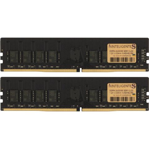 Модуль памяти для компьютера DDR4 64GB (2x32GB) 3200 MHz INTELIGENTES (IU4DHE2/64) - Модули памяти для компьютера  - Модули памяти для компьютера 