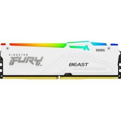 Модуль памяти для компьютера DDR5 32GB 6400 MHz Beast White RGB EXPO Kingston Fury (ex.HyperX) (KF564C32BWEA-32)