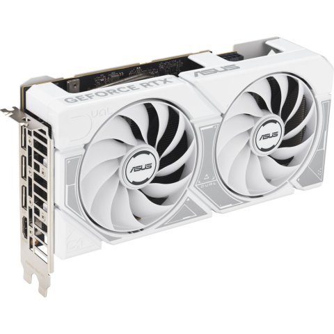 Видеокарта ASUS GeForce RTX5060 8Gb DUAL WHITE OC (DUAL-RTX5060-O8G-WHITE) - Видеокарты  - Видеокарты 
