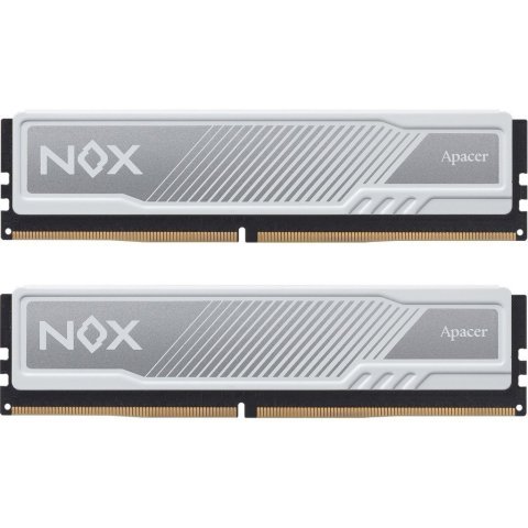 Модуль памяти для компьютера DDR4 32GB (2x16GB) 3200 MHz NOX White Apacer (AH4U32G32C28YMWAA-2) - Нулевой остаток (Feed)  - Нулевой остаток (Feed)