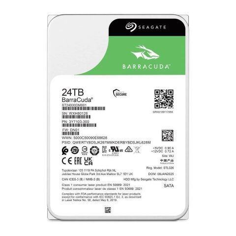 Жесткий диск 3.5" 24TB Seagate (ST24000DM001) - Жесткие диски (HDD)  - Жесткие диски (HDD) 