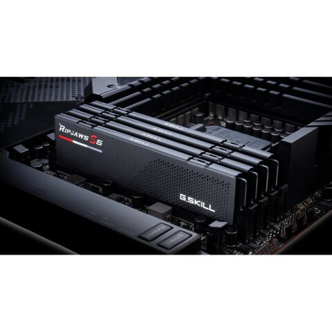 Модуль памяти для компьютера DDR5 32GB (2x16GB) 5600 MHz Ripjaws S5 Black G.Skill (F5-5600J3636C16GX2-RS5K) - Модули памяти для компьютера  - Модули памяти для компьютера 