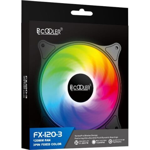 Кулер для корпуса PcCooler FX-120-3 - Нулевой остаток (Feed)  - Нулевой остаток (Feed) 