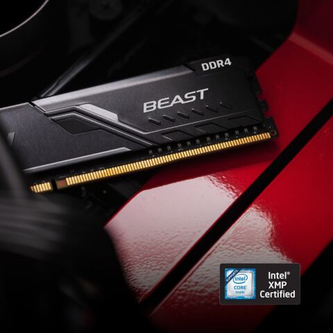 Модуль памяти для компьютера DDR4 16GB 3600 MHz Fury Beast Black Kingston Fury (ex.HyperX) (KF436C18BB/16) - Модули памяти для компьютера  - Модули памяти для компьютера 