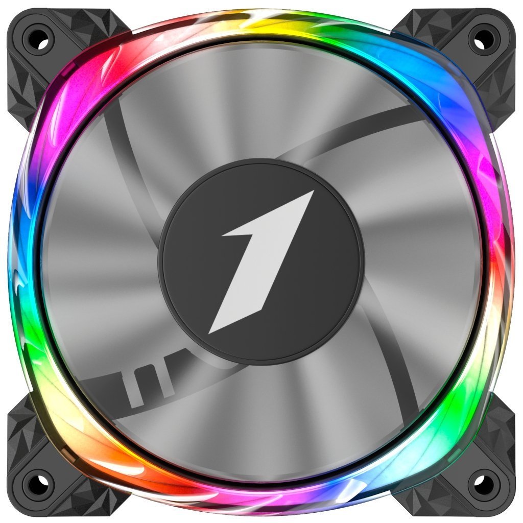 Кулер для корпуса 1stPlayer FS7 Black (FS7-BK-1IN1)