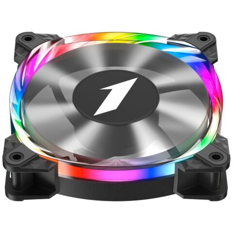 Кулер для корпуса 1stPlayer FS7 Black (FS7-BK-1IN1) - Нулевой остаток (Feed)  - Нулевой остаток (Feed) 