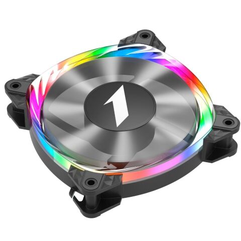 Кулер для корпуса 1stPlayer FS7 Black (FS7-BK-1IN1) - Нулевой остаток (Feed)  - Нулевой остаток (Feed) 