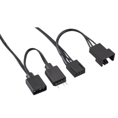 Кулер для корпуса 1stPlayer FS7 Black (FS7-BK-1IN1) - Нулевой остаток (Feed)  - Нулевой остаток (Feed) 