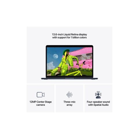 Ноутбук Apple MacBook Air 13 M5 A3449 Midnight (MDHG4UA/A) - Нулевой остаток (Feed)  - Нулевой остаток (Feed) 