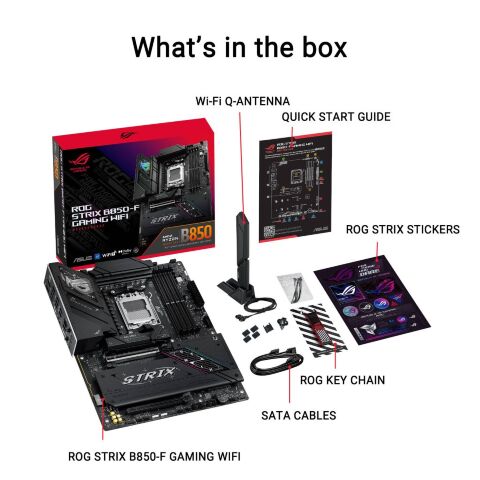 Материнская плата ASUS ROG STRIX B850-F GAMING WIFI - Системные (материнские) платы  - Системные (материнские) платы 