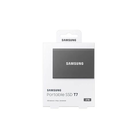Накопитель SSD USB 3.2 2TB T7 Samsung (MU-PC2T0T/WW) - Нулевой остаток (Feed)  - Нулевой остаток (Feed) 
