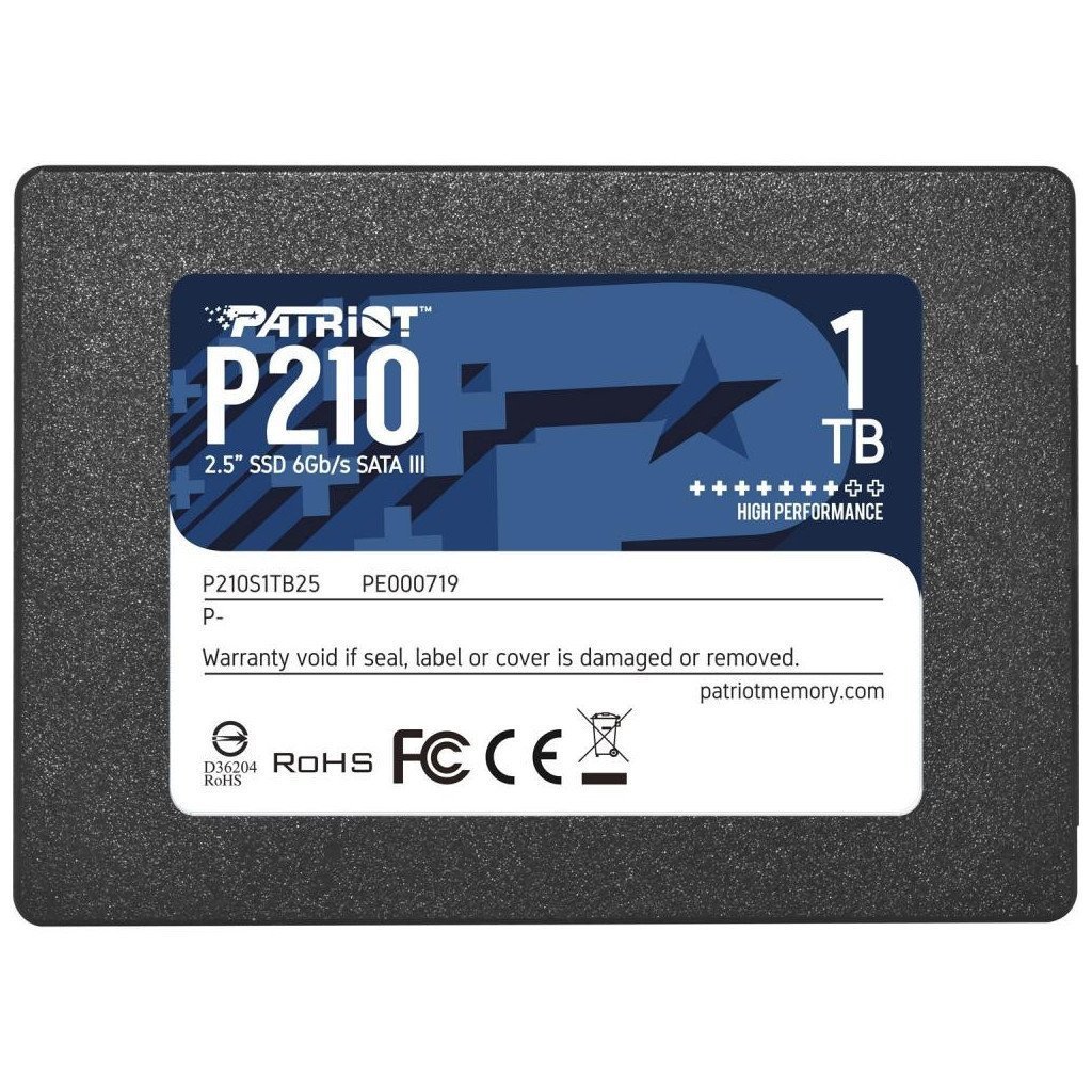 Накопитель SSD 2.5" 1TB Patriot (P210S1TB25)